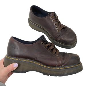 COPY - Vintage Y2K 90's Doc Dr Martens 8651 Chunky 5-Eye Cap Toe Oxford unisex …